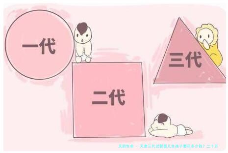 天津三代试管婴儿生孩子要花多少钱？二十万够吗？