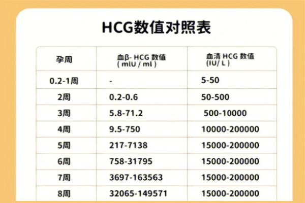 孕3-4周hcg含量较高